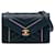 Blue Chanel Small Reversed Chevron Lambskin Flap Crossbody Bag Leather  ref.1269619