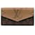Braune Louis Vuitton-Geldbörse mit Monogramm „Reverse Sarah“ und langem Henkel Leder  ref.1269630