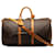 Bandouliere Keepall con monograma de Louis Vuitton marrón 50 Bolsa de viaje Castaño Cuero  ref.1269642
