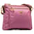 Pink Prada Saffiano Trimmed Tessuto Crossbody Leather  ref.1269656