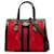 Petit sac à main Ophidia en daim rouge Gucci Cuir  ref.1269659