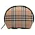Brown Burberry House Check Pouch Leather  ref.1269715
