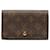 Brown Louis Vuitton Monogram Portefeuille Tresor Bifold Wallet Cloth  ref.1269723