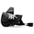Saddle Bolso bandolera negro Dior x Stussy con aplique de abeja Cuero  ref.1269759