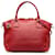 Red Gucci Convertible GG Charm Dome Satchel Leather  ref.1269767
