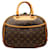 Bolso Trouville con monograma Louis Vuitton marrón Castaño Cuero  ref.1269771