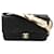 Borsa a tracolla a patta singola con cinturino classico in pelle di caviale nera Chanel Nero  ref.1269777