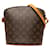 Bolso bandolera Louis Vuitton marrón con monograma Drouot Castaño Cuero  ref.1269801