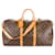 Louis Vuitton Canvas Monogram Keepall Bandouliere 50 Brown Cloth  ref.1269816