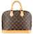 Louis Vuitton Alma PM Handtasche aus Canvas mit Monogramm Braun Leder  ref.1269826
