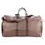 Louis Vuitton Louis Vutton Damier Ebene Monogram Keepall Bandouliere 55 Brown Leather  ref.1269829