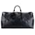 Keepall Bolsa de couro Louis Vuitton Noir Epi 55 Preto  ref.1269834