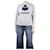 Isabel Marant Etoile Grau meliertes Raglan-Sweatshirt mit Logo – Größe UK 10 Baumwolle  ref.1269887