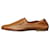 Loro Piana Chaussures plates en cuir beige - taille EU 37 Marron  ref.1269909