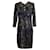 Chanel Novo vestido de caxemira com botões CC de Paris / Bizâncio. Azul marinho Casimira  ref.1269997