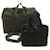 PRADA Shoulder Bag Nylon 2Set Black Khaki Auth 67079  ref.1270055
