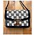 Borsa Céline Teen Triomphe Nera Bianca Pelle e Tela Nero Bianco D'oro - vista 2