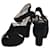 Prada sandals Black Deerskin  ref.1270107