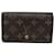 Louis Vuitton Portefeuille Brown Cloth  ref.1270973