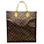 Louis Vuitton Sac plat Brown Cloth  ref.1271001