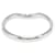 Tiffany & Co Curved band Silvery Platinum  ref.1271192