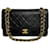 Chanel lined Flap Black Leather  ref.1271231