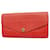 Louis Vuitton Portefeuille Sarah Red Leather  ref.1271546