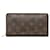 Louis Vuitton Zippy Brown Cloth  ref.1271571