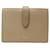 Céline Medium strap wallet Beige Leather  ref.1271898