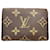 Louis Vuitton Porte carte credit bifold Brown Cloth  ref.1272600