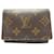 Louis Vuitton Enveloppe Carte de visite Marrom Lona  ref.1272616