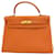 Hermès hermes kelly 25 Cuir Orange  ref.1273045
