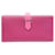 Béarn Hermès Bearn Pink Leder  ref.1273217
