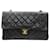 Chanel Double Flap Cuir Noir  ref.1273252