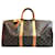Louis Vuitton Keepall 45 Braun Leinwand  ref.1273476