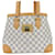 Louis Vuitton Hampstead Bianco Tela  ref.1273479