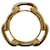 Hermès Anneau de carré 90 Régate Golden Metall  ref.1273664