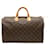 Louis Vuitton Speedy 25 Brown Cloth  ref.1273701