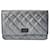 Chanel 2.55 Metálico Couro  ref.1273941