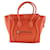 Céline Luggage Red Leather  ref.1273953