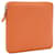 Hermès Ermete Arancione Pelle  ref.1274294