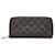 Louis Vuitton Zippy Wallet Vertical Brown Leather  ref.1274451