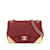 Chanel chevron Dark red Leather  ref.1274535