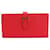 Béarn Hermès Bearn Roja Cuero  ref.1274976
