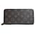 Louis Vuitton Zippy Wallet Brown Cloth  ref.1275114