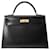 Hermès Kelly 32 Black Leather  ref.1275370
