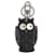 Louis Vuitton Bijoux de sac chaîne et porte clés Black Metal  ref.1275427