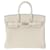 Hermès Birkin 25 White Leather  ref.1275590