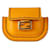 Fendi Baguette Orange Leder  ref.1275752