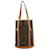 Louis Vuitton Bucket Brown Cloth  ref.1275894